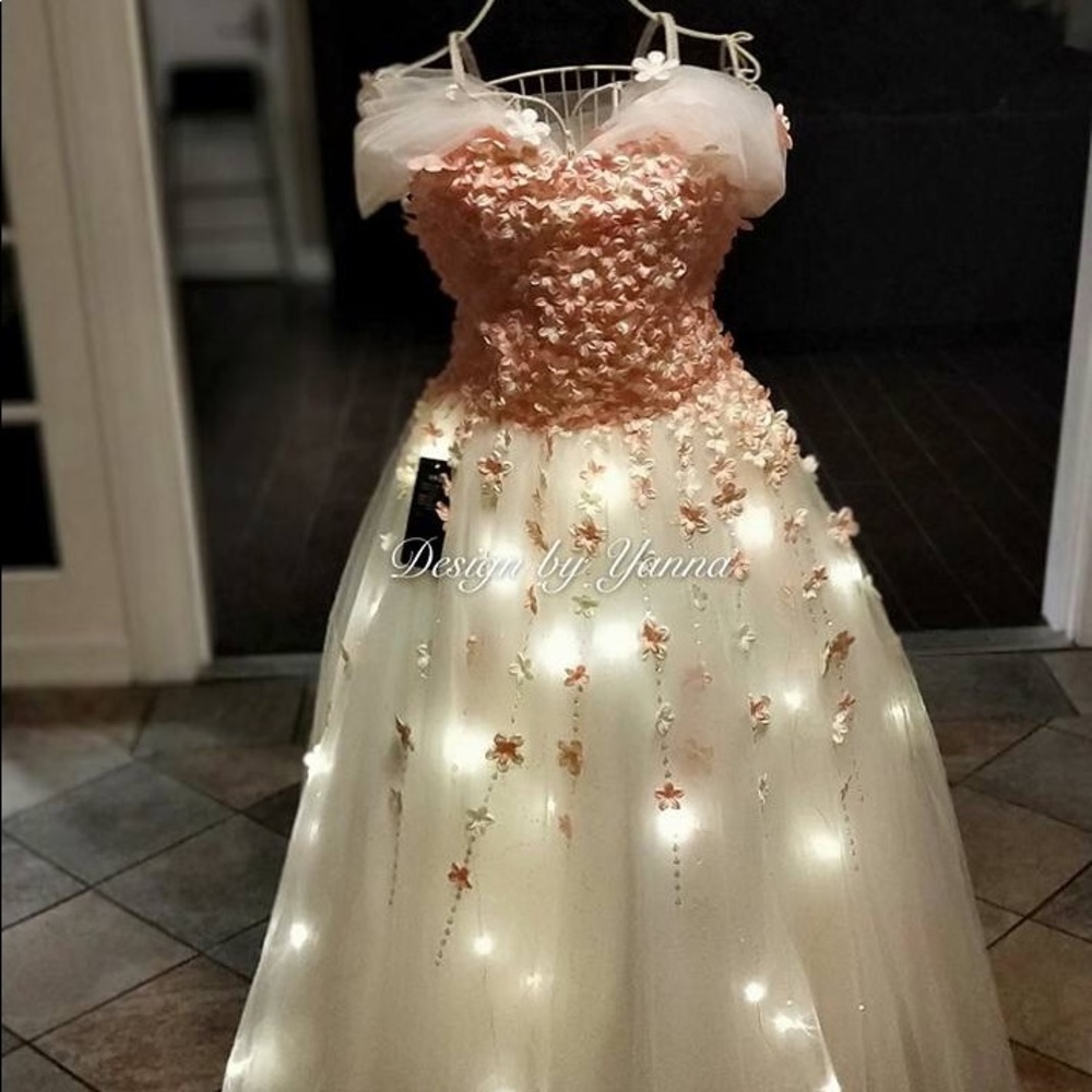 Lights up design gown